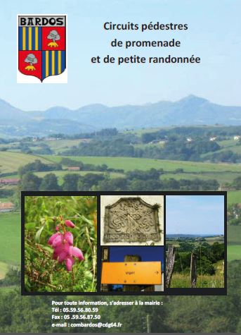 Bardos - Circuits pédestres de promenade et de petite randonnée.